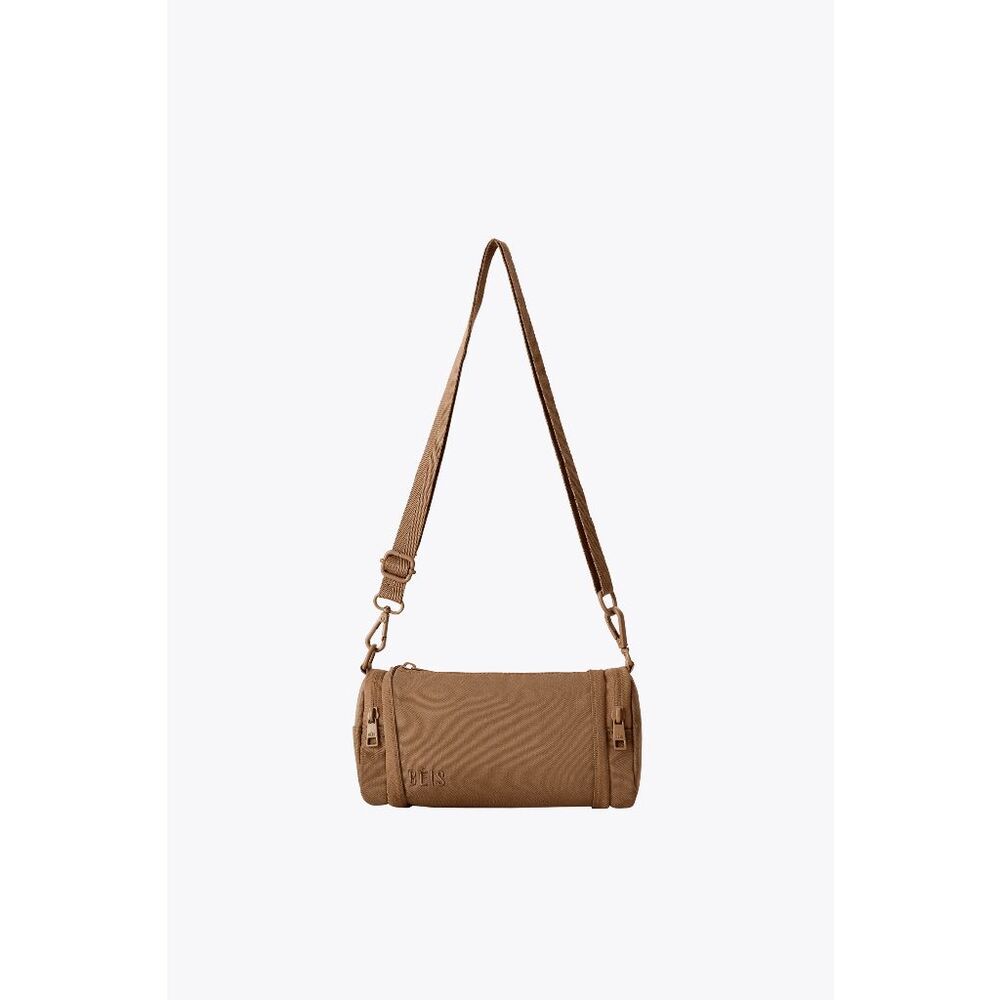 NWT Beis The Expandable Crossbody Charm in Camel Tan